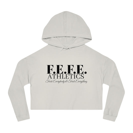 Designer Cropped Hoodie for Women - F E F E Athletics